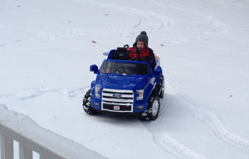 Illustration for article titled 2015 Ford F-150 Power Wheels: The Four-Year-Old Kid Review